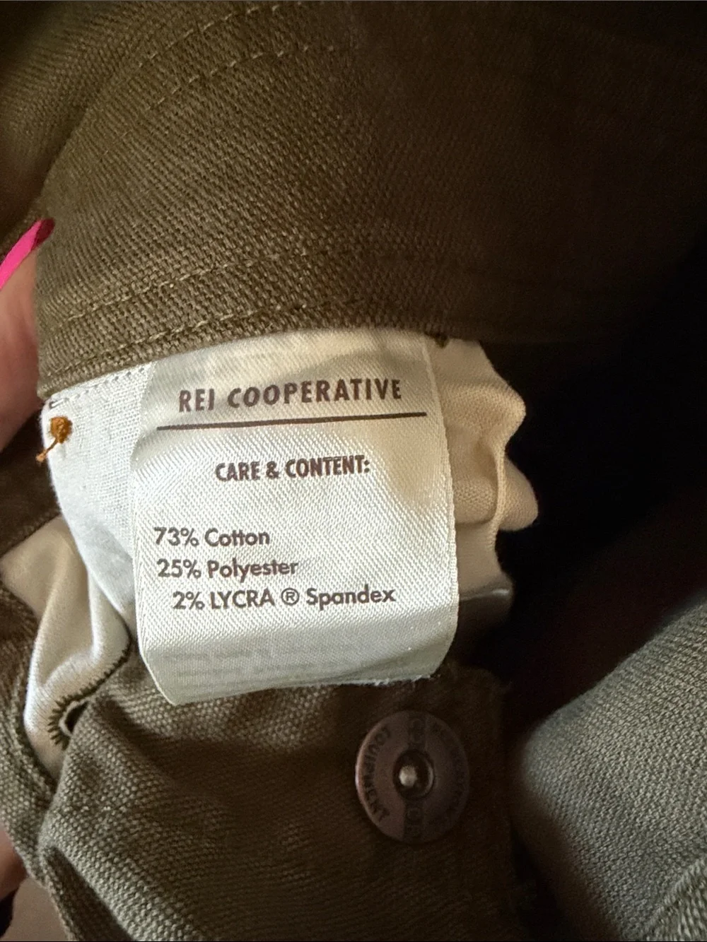 REI Olive Green Utility Bib Overalls - Picture 5 of 11
